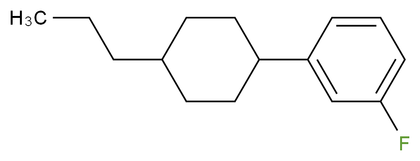 1-Fluoro-3-(4-propylcyclohexyl)benzene_Molecular_structure_CAS_119511-09-0)