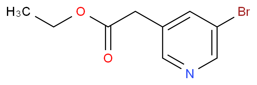 Ethyl 2-(5-bromopyridin-3-yl)acetate_Molecular_structure_CAS_847375-33-1)