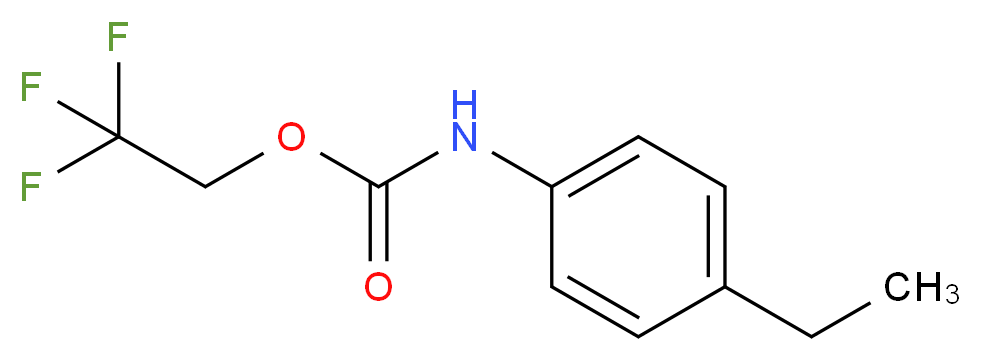 2,2,2-trifluoroethyl 4-ethylphenylcarbamate_Molecular_structure_CAS_)