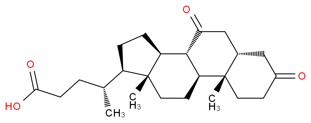 5β-Cholanic acid-3,7-dione_Molecular_structure_CAS_859-97-2)