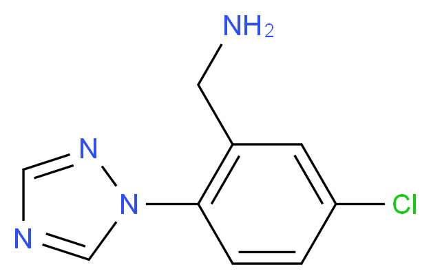 (5-CHLORO-2-(1H-1,2,4-TRIAZOL-1-YL)PHENYL)METHANAMINE_Molecular_structure_CAS_404922-72-1)