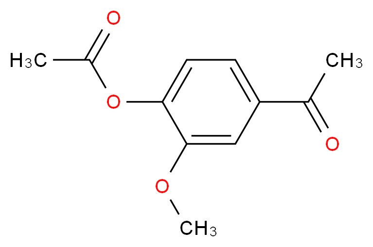 4-acetyl-2-methoxyphenyl acetate_Molecular_structure_CAS_)