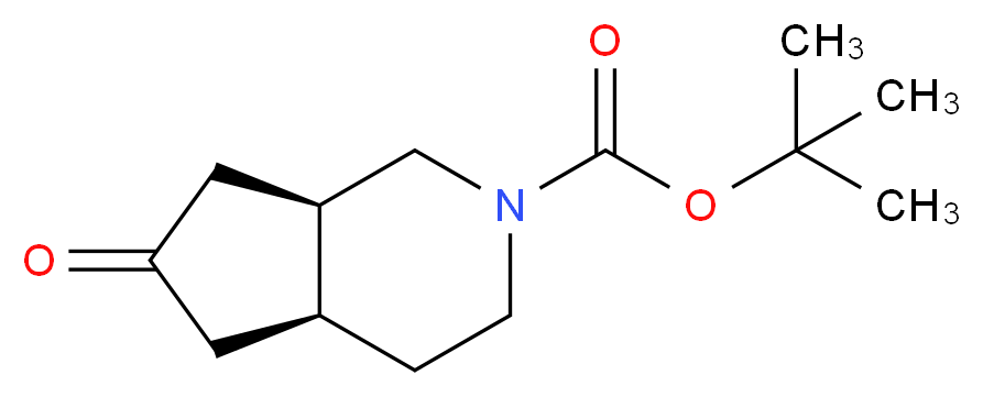 tert-butyl rac-(4aS,7aR)-6-oxooctahydro-2H-cyclopenta[c]pyridine-2-carboxylate_Molecular_structure_CAS_)