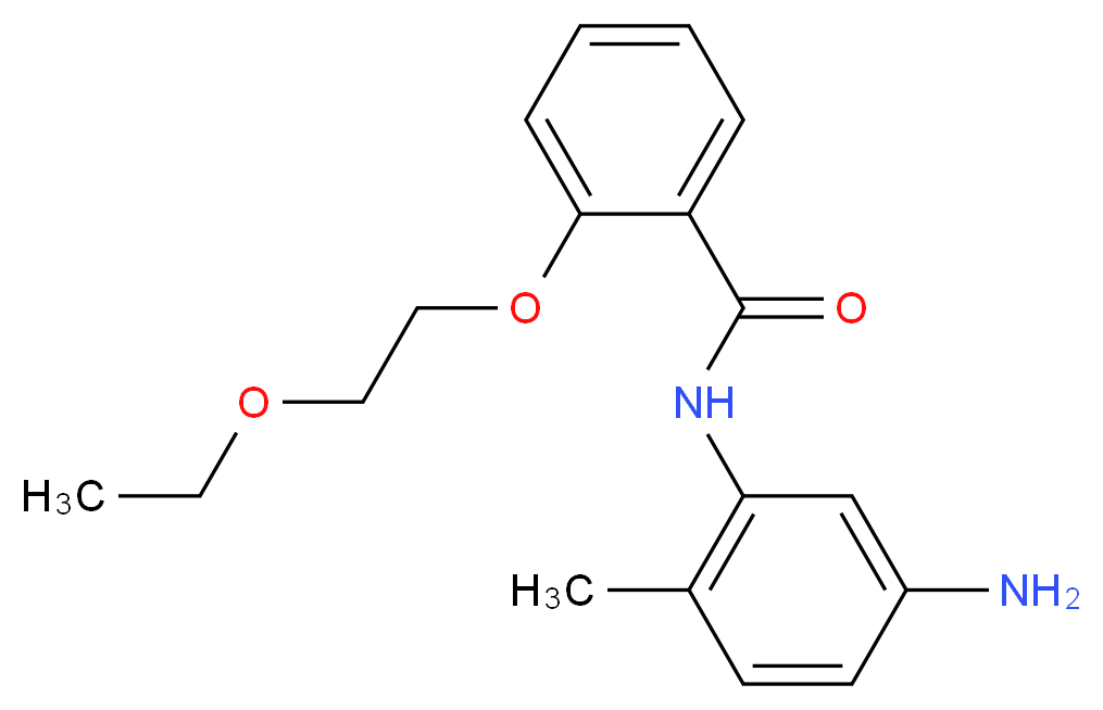 N-(5-Amino-2-methylphenyl)-2-(2-ethoxyethoxy)-benzamide_Molecular_structure_CAS_)