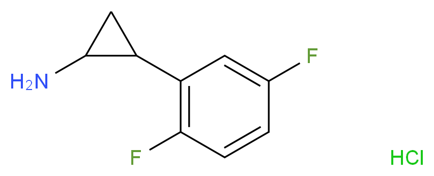 2-(2,5-difluorophenyl)cyclopropan-1-amine hydrochloride_Molecular_structure_CAS_)