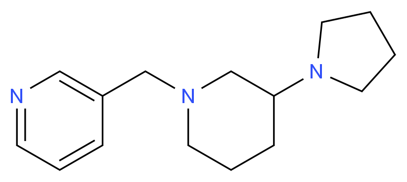3-{[3-(1-pyrrolidinyl)-1-piperidinyl]methyl}pyridine_Molecular_structure_CAS_)