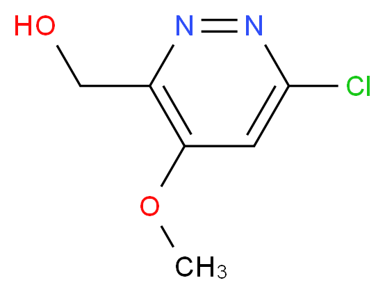 (6-CHLORO-4-METHOXYPYRIDAZIN-3-YL)METHANOL_Molecular_structure_CAS_679405-86-8)