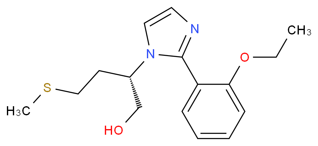 (2S)-2-[2-(2-ethoxyphenyl)-1H-imidazol-1-yl]-4-(methylthio)butan-1-ol_Molecular_structure_CAS_)