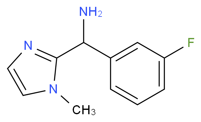 (3-fluorophenyl)(1-methyl-1H-imidazol-2-yl)methylamine_Molecular_structure_CAS_)