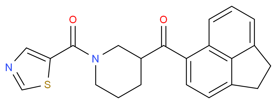 1,2-dihydro-5-acenaphthylenyl[1-(1,3-thiazol-5-ylcarbonyl)-3-piperidinyl]methanone_Molecular_structure_CAS_)