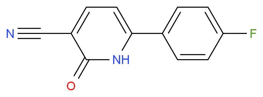 6-(4-Fluorophenyl)-2-oxo-1,2-dihydro-3-pyridinecarbonitrile_Molecular_structure_CAS_31755-80-3)