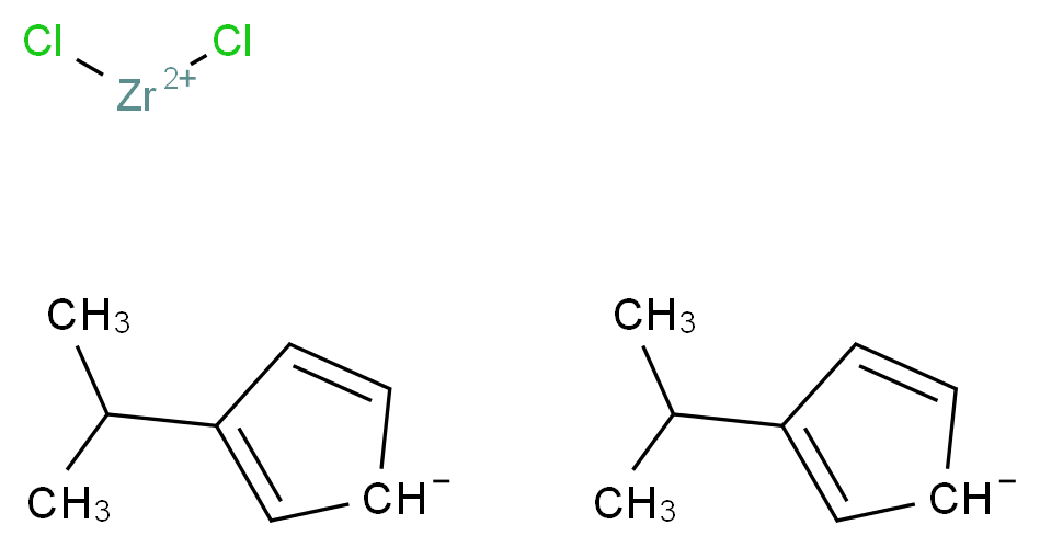 Bis(isopropylcyclopentadienyl)zirconium(IV) dichloride_Molecular_structure_CAS_58628-40-3)