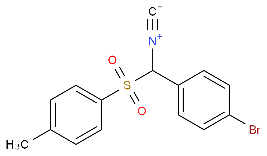 Alpha-Tosyl-(4-bromobenzyl) isocyanide_Molecular_structure_CAS_655254-61-8)