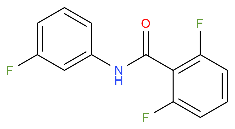 2,6-Difluoro-N-(3-fluorophenyl)benzamide_Molecular_structure_CAS_)