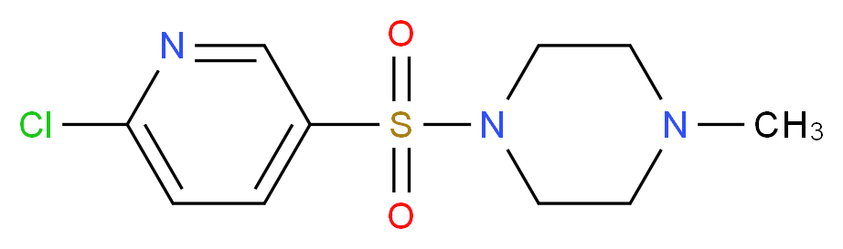 1-(6-Chloro-pyridine-3-sulfonyl)-4-methyl-piperazine_Molecular_structure_CAS_64614-53-5)