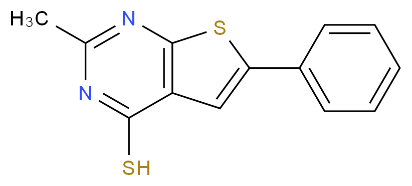 2-Methyl-6-phenyl-thieno[2,3-d]pyrimidine-4-thiol_Molecular_structure_CAS_)