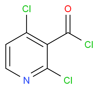 2,4-Dichloropyridine-3-carbonyl chloride_Molecular_structure_CAS_607351-40-6)