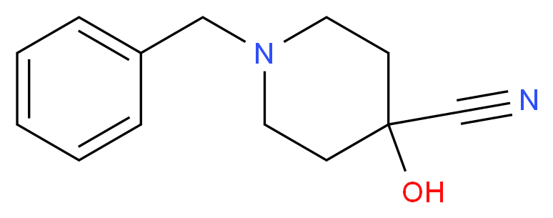 1-Benzyl-4-cyano-4-hydroxypiperidine_Molecular_structure_CAS_6094-60-6)