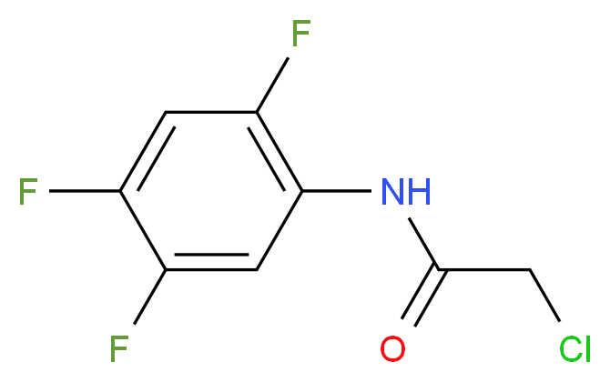 2-Chloro-N-(2,4,5-trifluorophenyl)acetamide_Molecular_structure_CAS_)
