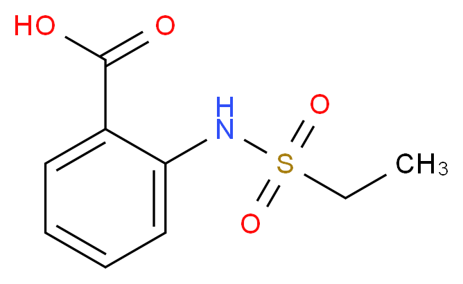 2-(Ethanesulphonylamino)benzoic acid_Molecular_structure_CAS_923248-03-7)
