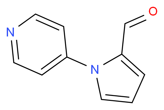 1-(4-pyridinyl)-1H-pyrrole-2-carbaldehyde_Molecular_structure_CAS_842972-67-2)