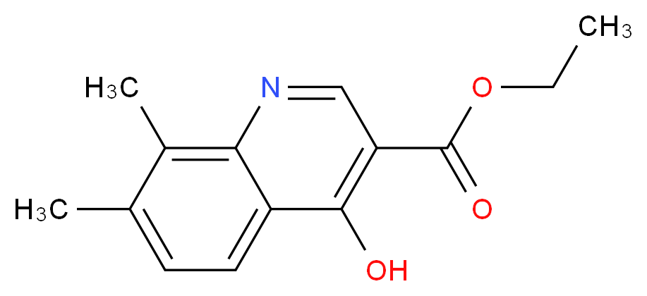 ETHYL 4-HYDROXY-7,8-DIMETHYLQUINOLINE-3-CARBOXYLATE_Molecular_structure_CAS_53164-33-3)