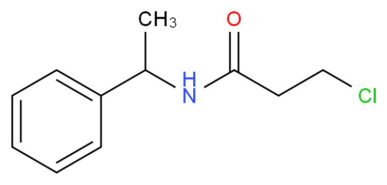 3-Chloro-N-(1-phenylethyl)propanamide_Molecular_structure_CAS_80364-90-5)