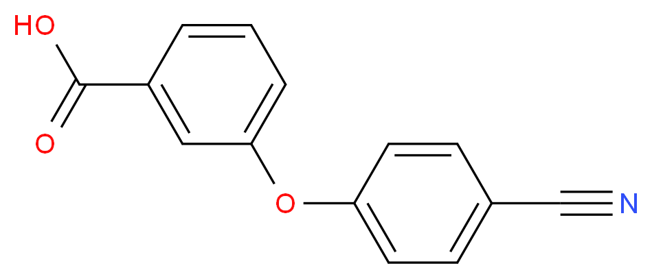 3-(4-cyanophenoxy)benzoic acid_Molecular_structure_CAS_)