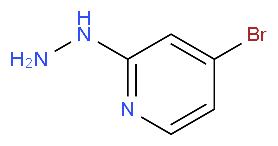 4-Bromo-2-hydrazinylpyridine_Molecular_structure_CAS_1019918-39-8)