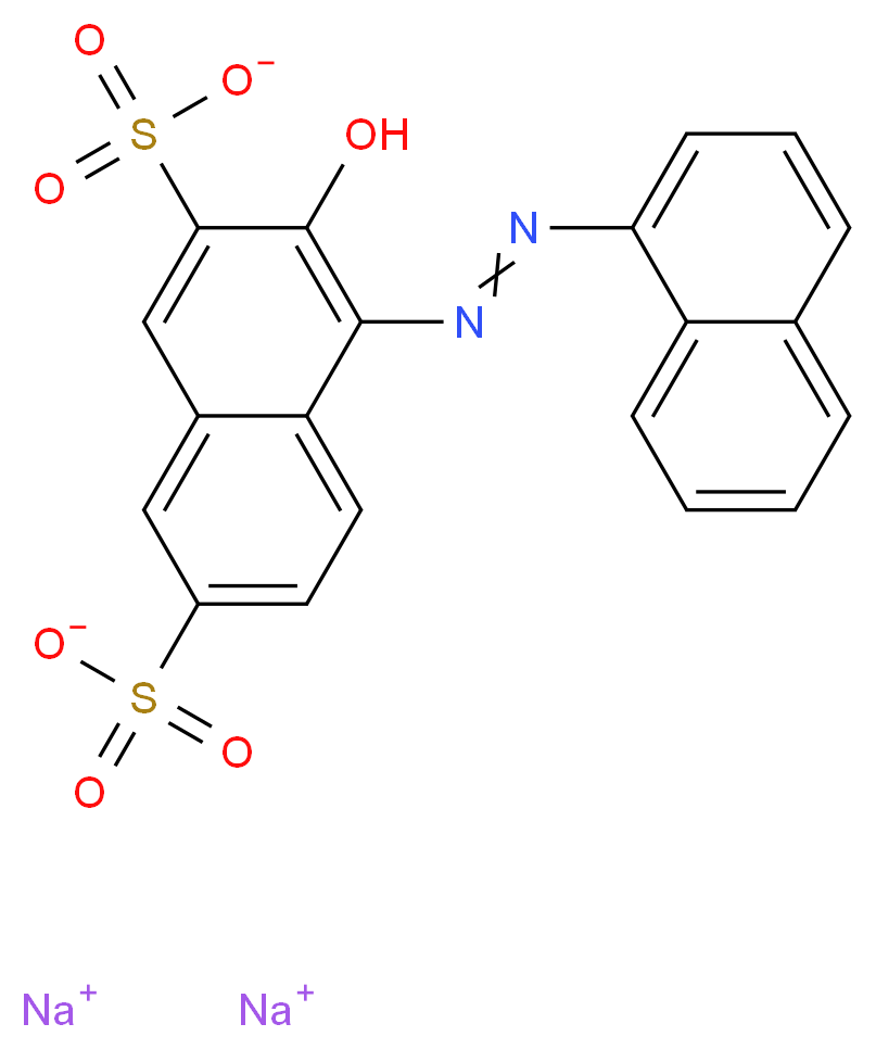 Bordeaux R_Molecular_structure_CAS_5858-33-3)