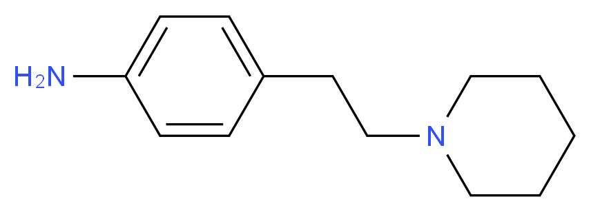 4-[2-(piperidin-1-yl)ethyl]aniline_Molecular_structure_CAS_)