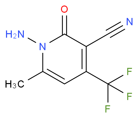 1-amino-6-methyl-2-oxo-4-(trifluoromethyl)-1,2-dihydropyridine-3-carbonitrile_Molecular_structure_CAS_)