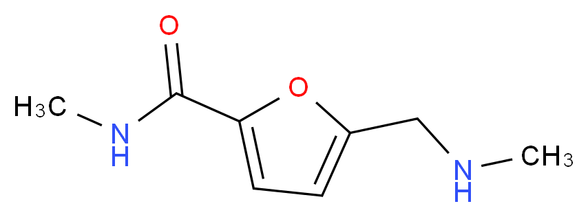 N-methyl-5-[(methylamino)methyl]furan-2-carboxamide_Molecular_structure_CAS_)
