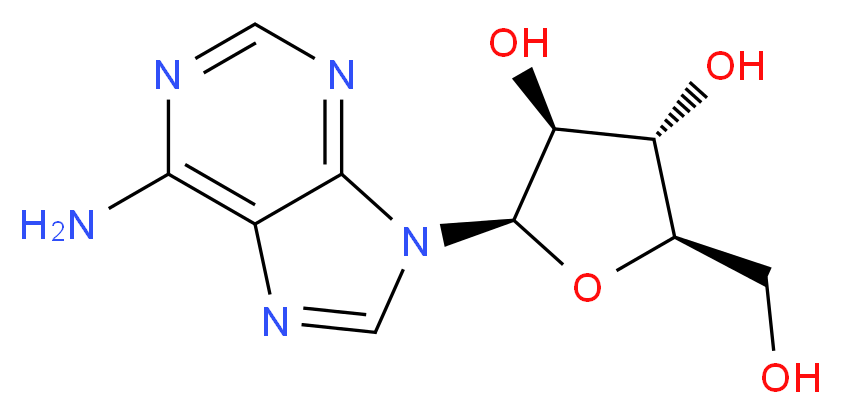 Adenine 9-β-D-arabinofuranoside_Molecular_structure_CAS_5536-17-4)