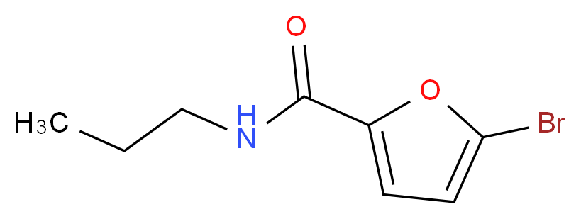 5-Bromo-N-propyl-2-furamide_Molecular_structure_CAS_544442-03-7)
