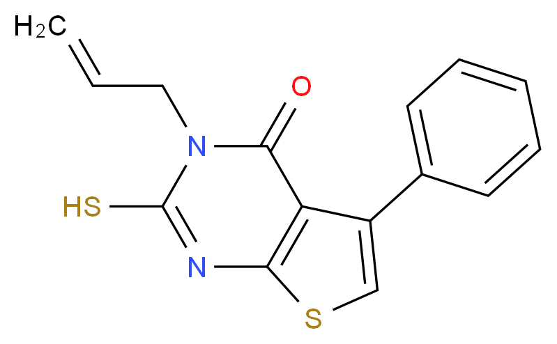 3-Allyl-2-mercapto-5-phenyl-3H-thieno[2,3-d]pyrimidin-4-one_Molecular_structure_CAS_)