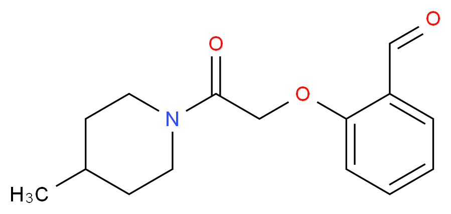 2-[2-(4-methyl-1-piperidinyl)-2-oxoethoxy]benzaldehyde_Molecular_structure_CAS_915923-54-5)