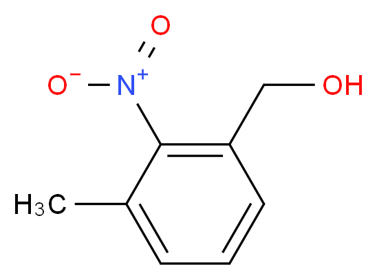 3-Methyl-2-nitrobenzyl alcohol_Molecular_structure_CAS_80866-76-8)