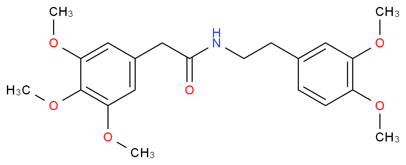 N-(3,4,5-Trimethoxyphenylacetyl)homoveratrylamine_Molecular_structure_CAS_7668-87-3)