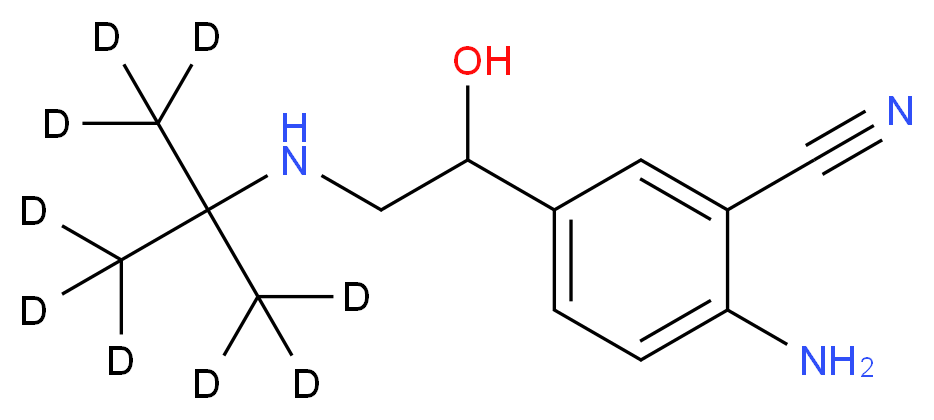 Cimbuterol-d9_Molecular_structure_CAS_)