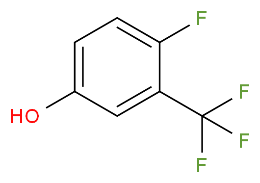 2-Fluoro-5-hydroxybenzotrifluoride 98%_Molecular_structure_CAS_61721-07-1)