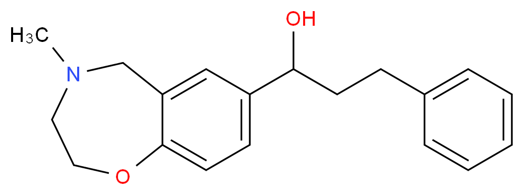 1-(4-methyl-2,3,4,5-tetrahydro-1,4-benzoxazepin-7-yl)-3-phenyl-1-propanol_Molecular_structure_CAS_)