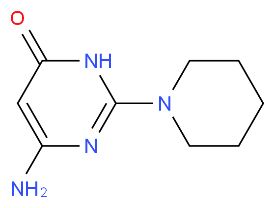 6-Amino-2-piperidin-1-ylpyrimidin-4(3H)-one_Molecular_structure_CAS_)