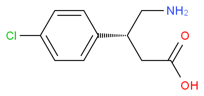 (R)-4-amino-3-(4-chlorophenyl)butanoic acid_Molecular_structure_CAS_69308-37-8)