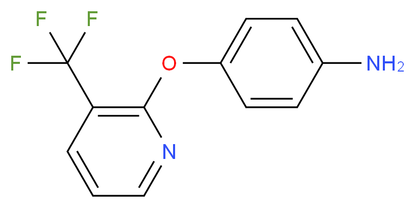 4-{[3-(Trifluoromethyl)pyridin-2-yl]oxy}aniline_Molecular_structure_CAS_)