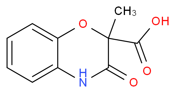 2-Methyl-3-oxo-3,4-dihydro-2H-1,4-benzoxazine-2-carboxylic acid_Molecular_structure_CAS_)