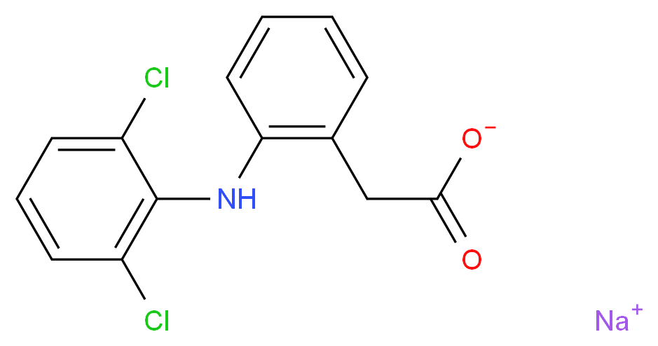 Diclofenac sodium salt_Molecular_structure_CAS_15307-79-6)