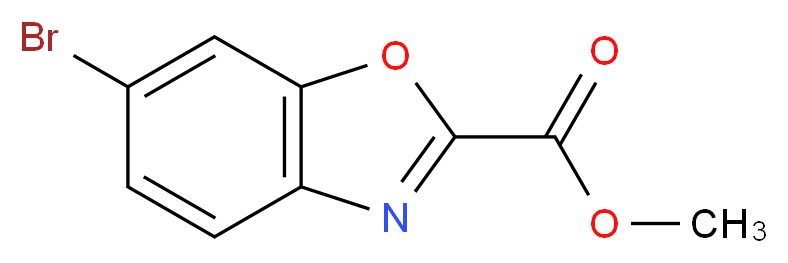 6-Bromo-benzooxazole-2-carboxylic acid methyl ester_Molecular_structure_CAS_954239-67-9)