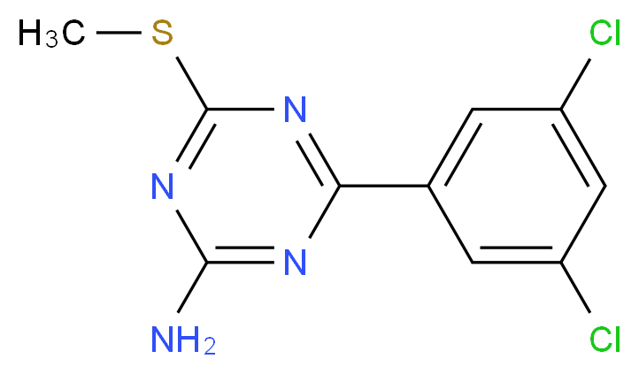 4-(3,5-dichlorophenyl)-6-(methylthio)-1,3,5-triazin-2-amine_Molecular_structure_CAS_175204-58-7)