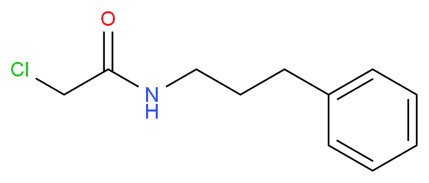 2-Chloro-N-(3-phenyl-propyl)-acetamide_Molecular_structure_CAS_64297-91-2)